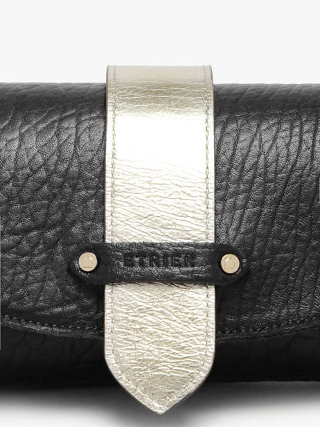 Cross Body Tas S Agnes Leder Etrier Zwart agnes EAGC205S ander zicht 4