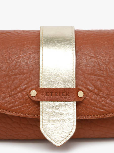 Cross Body Tas M Agnes Leder Etrier Bruin agnes EAGC205M ander zicht 4