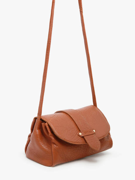 Cross Body Tas M Agnes Leder Etrier Bruin agnes EAGC205M ander zicht 5