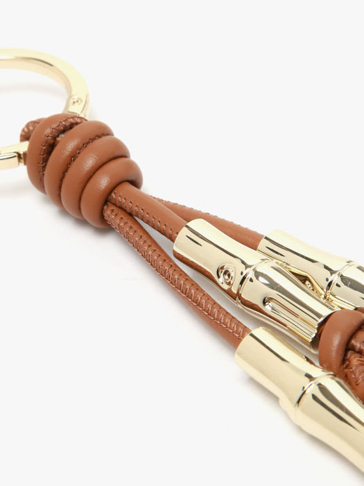 Longchamp Le roseau sleek Sleutelhanger Bruin