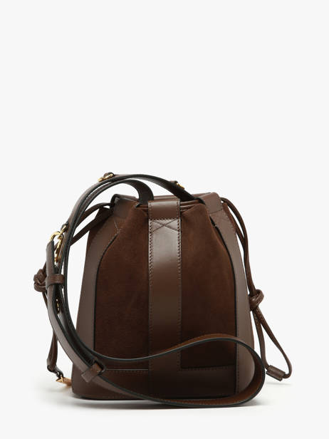 Bucket Bag S Elles Leder Lancel Bruin elles A13359 ander zicht 4