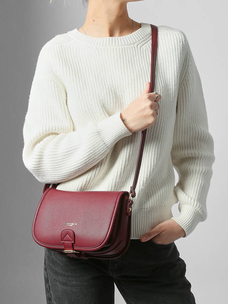 Cross Body Tas Grained Miniprix Rood grained F7532 ander zicht 1