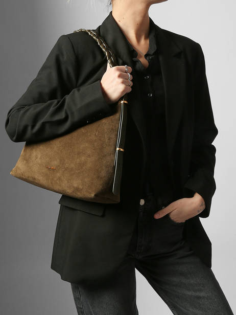 Schoudertas Jess Vanessa bruno Groen jess 29V40916 ander zicht 1