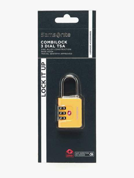 Hangslot Samsonite Geel ta revolution 155577 ander zicht 1