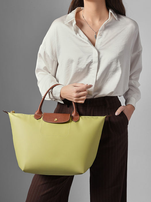 Longchamp Le pliage original Handtas Groen