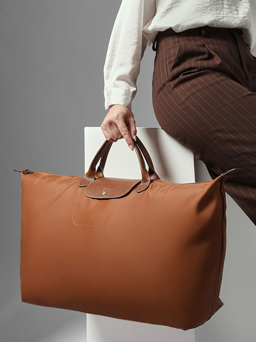 Longchamp Le pliage original Reistassen Bruin