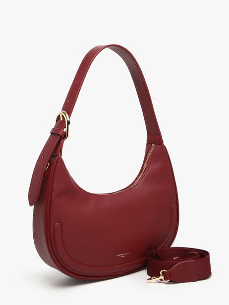 Schoudertas Lac David jones Rood lac 2 ander zicht 1