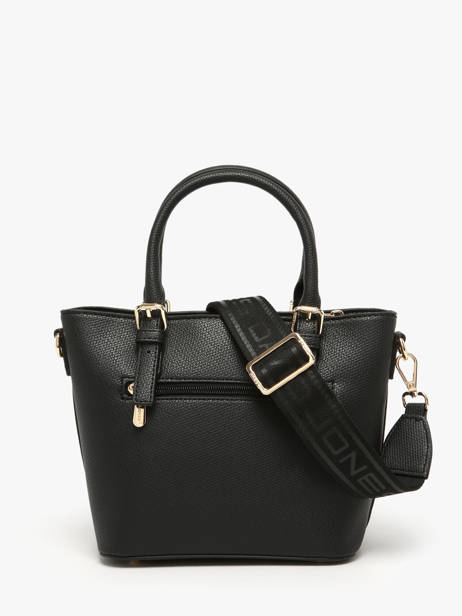 Handtassen Saffiano David jones Zwart saffiano CM7220 ander zicht 3