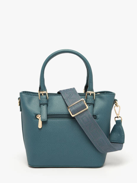 Handtassen Saffiano David jones Blauw saffiano CM7220 ander zicht 3