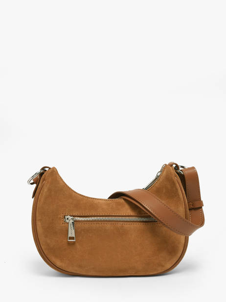 Cross Body Tas Suede Leder Lancaster Bruin suede 81 ander zicht 4