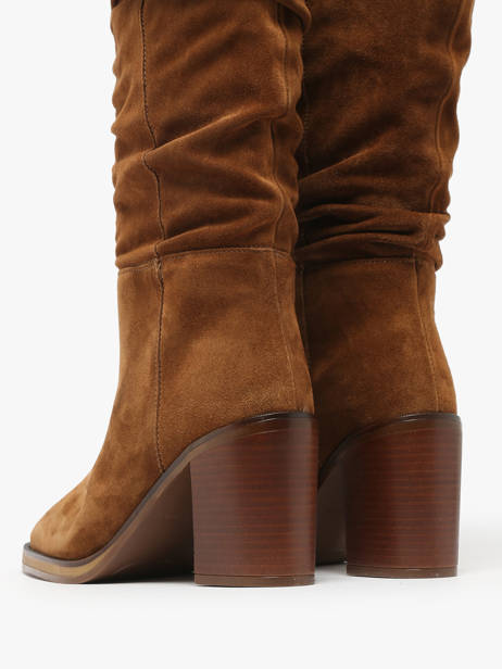 Laarzen Met Hak Camden Uit Leder Alpe Bruin accessoires 52191101 ander zicht 3