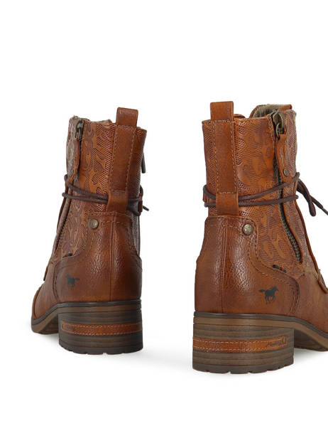 Enkellaarsjes Mustang Bruin accessoires 1229508 ander zicht 4