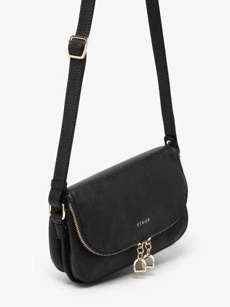 Cross Body Tas S Tradition Leder Etrier Zwart tradition ETRA059S ander zicht 2