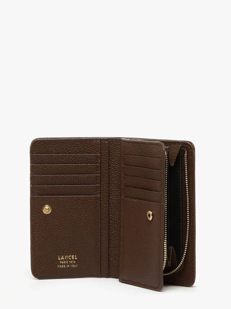 Portefeuille Met Rits Ninon Leder Lancel Bruin ninon A11123 ander zicht 1