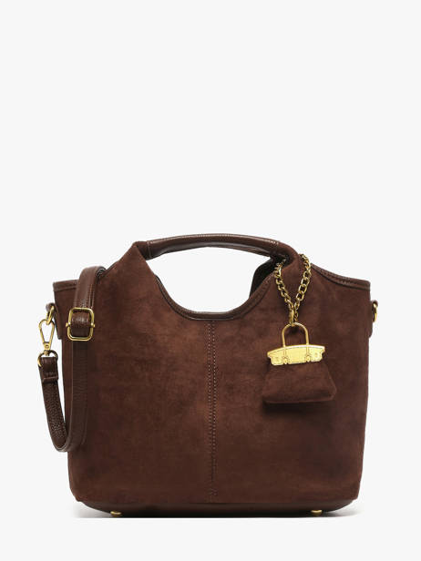 Handtas Wt Velvet Miniprix Bruin wt velvet KJ62074