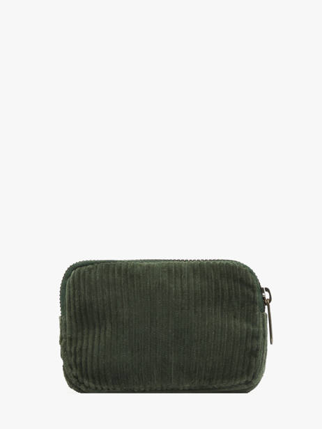 Portemonnee Hindbag Groen velours V ander zicht 2