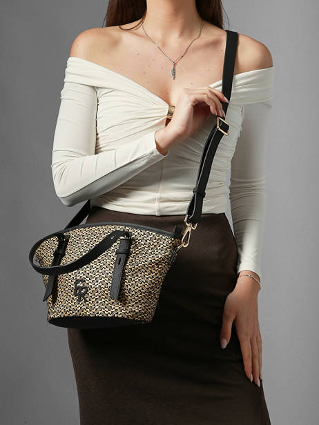 Cross Body Tas Camargue Leder Etrier Zwart camargue ECAM168S ander zicht 2