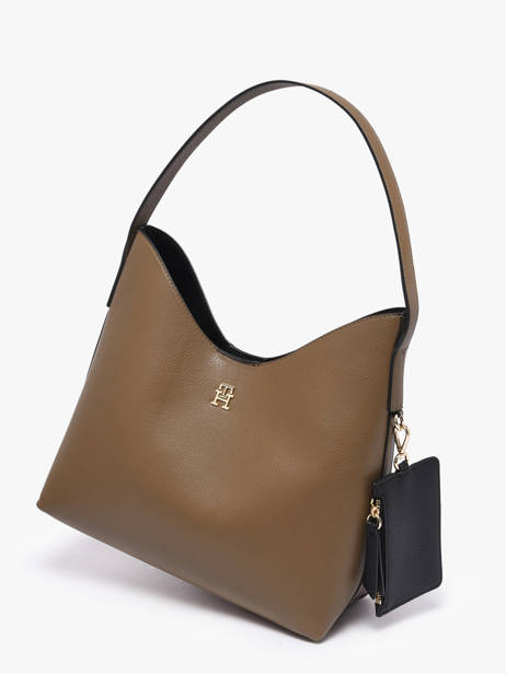 Schoudertas Th Icon Tommy hilfiger Bruin th icon AW18140 ander zicht 1