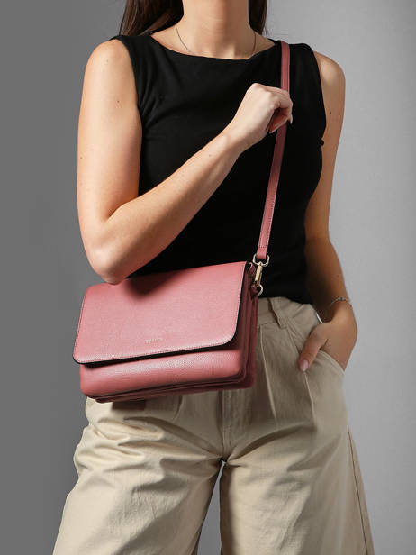 Cross Body Tas M Tradition Leder Etrier Roze tradition ETRA207M ander zicht 1