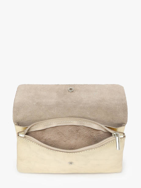 Cross Body Tas Nine Leder Milano Goud nine NI23067 ander zicht 2