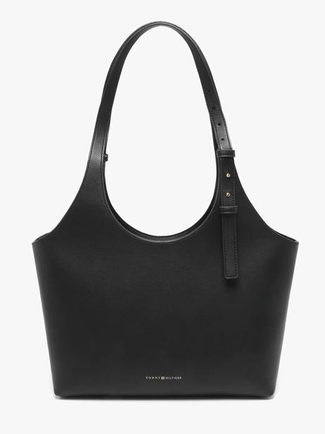 Schoudertassen Th Logo Tommy hilfiger Zwart th logo AW18232