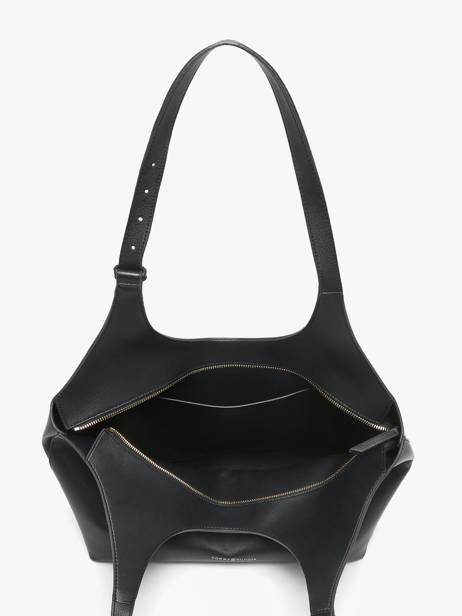 Schoudertassen Th Logo Tommy hilfiger Zwart th logo AW18232 ander zicht 2