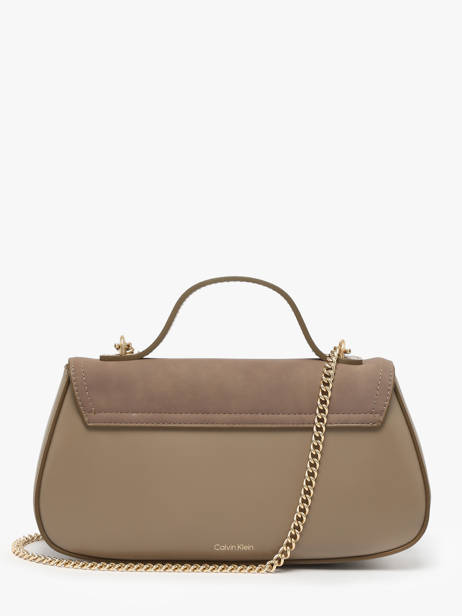 Cross Body Tas Sueded Hardware Calvin klein jeans Bruin sueded hardware 4F3408G ander zicht 3