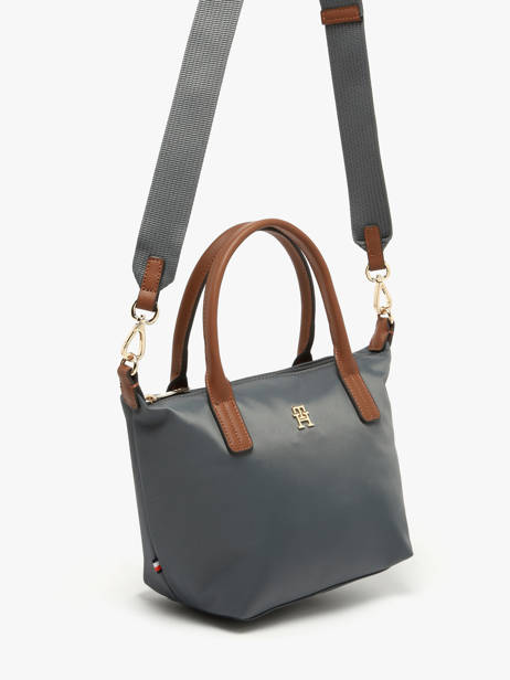 Cross Body Tas Popette Nylon Tommy hilfiger Blauw popette AW17709 ander zicht 1