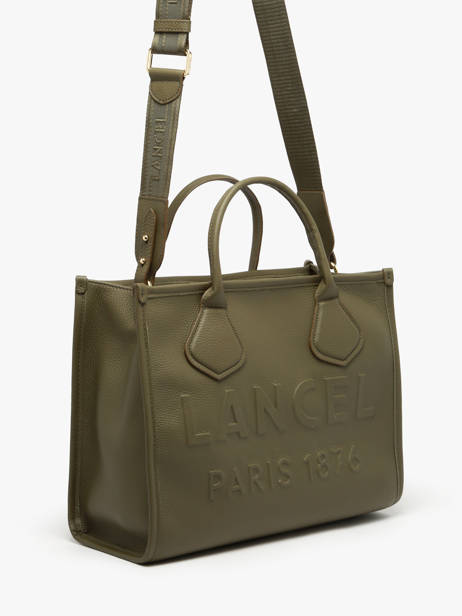 Handtas M Jour Leder Lancel Groen jour A12996 ander zicht 2