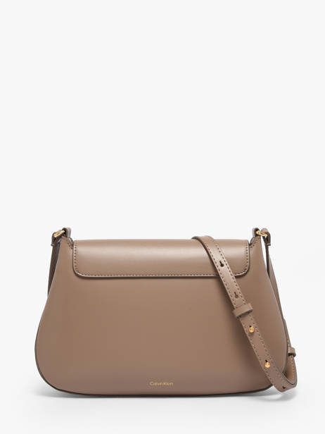 Cross Body Tas Engraved Polyurethaan Calvin klein jeans Bruin engraved 4F3401G ander zicht 3