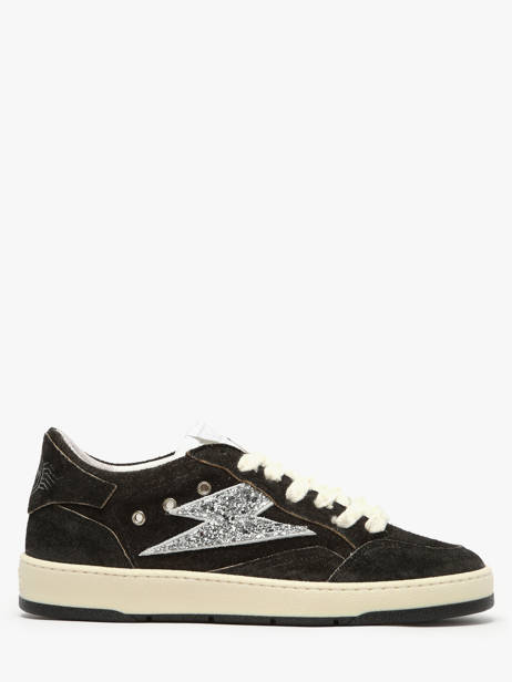 Sneakers Uit Leder Semerdjian Zwart women DANY