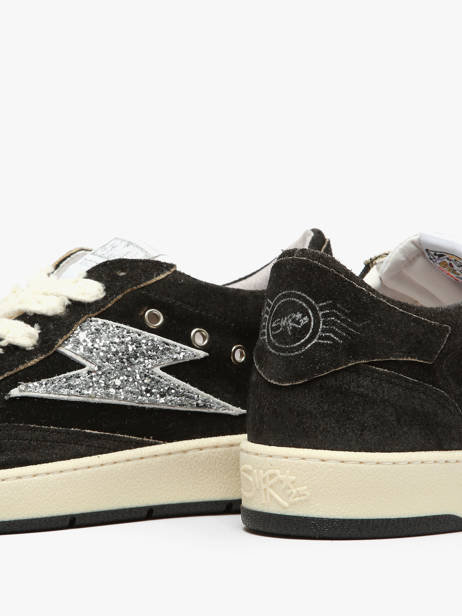 Sneakers Uit Leder Semerdjian Zwart women DANY ander zicht 2