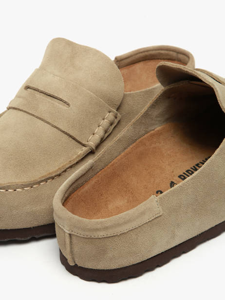 Mocassins Uit Leder Birkenstock Beige men 1029675 ander zicht 2