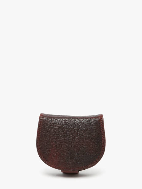 Portemonnee Leder Crinkles Bruin caviar 14239 ander zicht 2