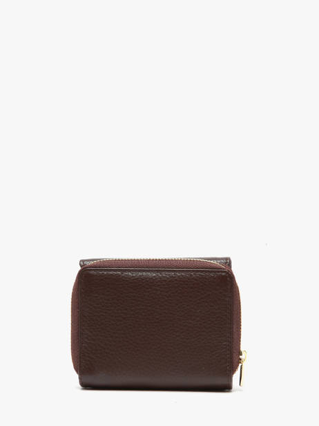 Portefeuille Caviar Leder Crinkles Bruin caviar 14201 ander zicht 4