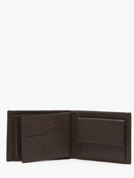 Portefeuille Caviar Leder Crinkles Bruin caviar 14082 ander zicht 3