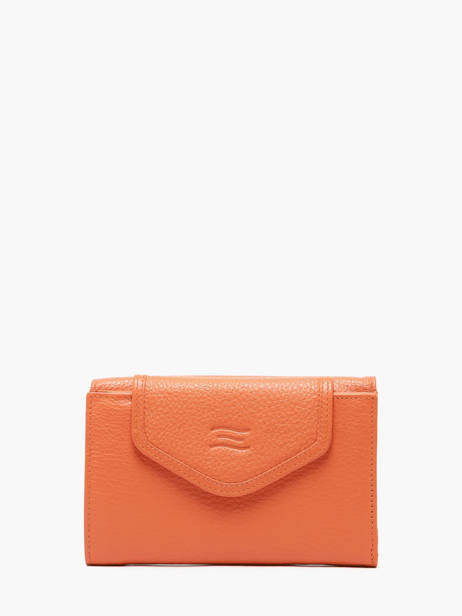 Portefeuille Caviar Leder Crinkles Oranje caviar 15020