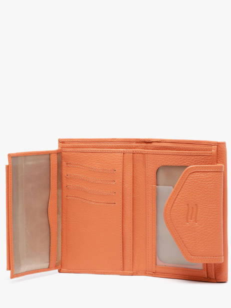 Portefeuille Caviar Leder Crinkles Oranje caviar 15020 ander zicht 2