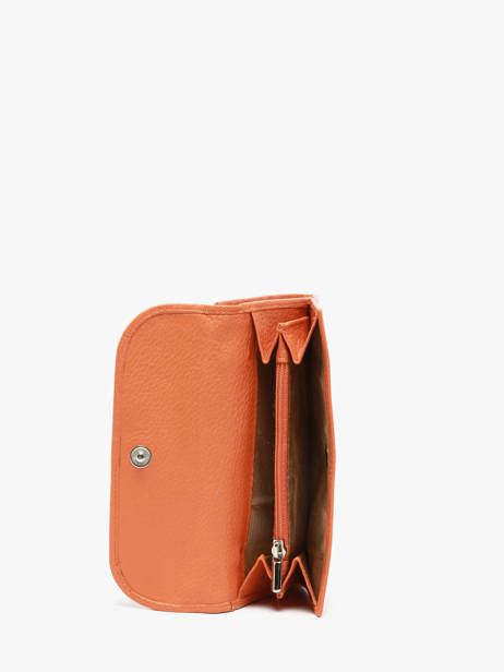Portefeuille Caviar Leder Crinkles Oranje caviar 15020 ander zicht 3