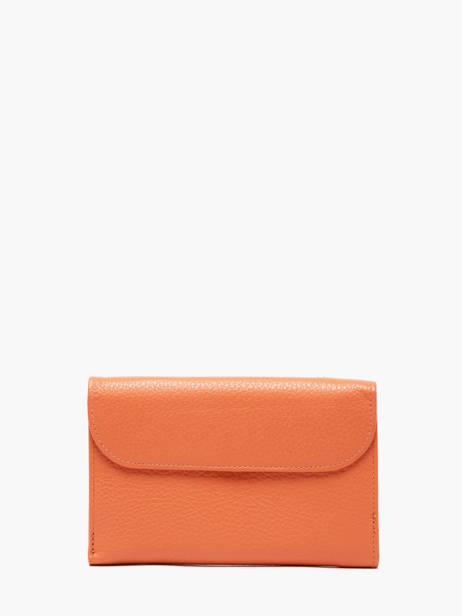 Portefeuille Caviar Leder Crinkles Oranje caviar 15020 ander zicht 4