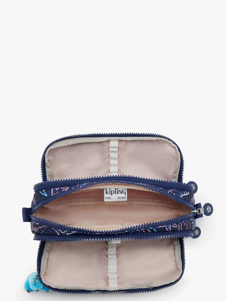 Pennenzak 3 Compartimenten Kipling Blauw back to school / pbg PBGI3560 ander zicht 1