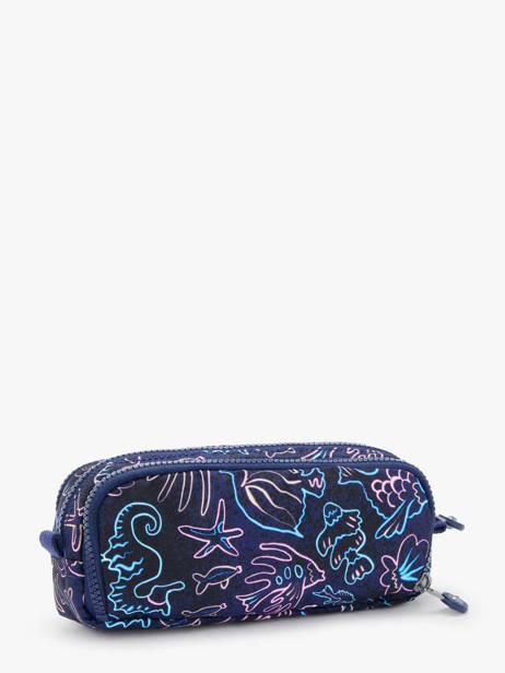Pennenzak 3 Compartimenten Kipling Blauw back to school / pbg PBGI3560 ander zicht 2
