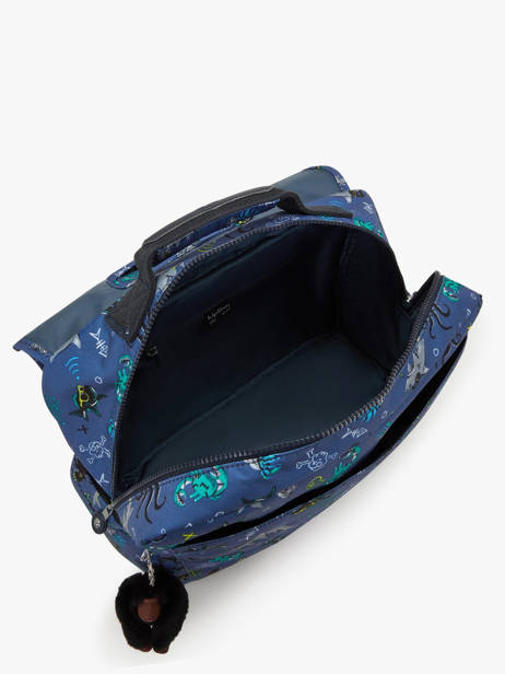 Boekentas 1 Compartiment Kipling Blauw back to school / pbg PBGI3652 ander zicht 3