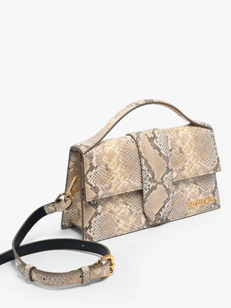 Preloved Grand Bambino Cross Body Tas Leder Jacquemus Beige second life 1565128 ander zicht 3