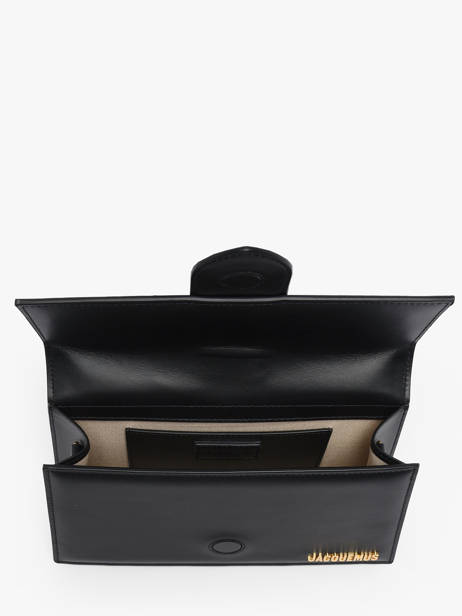 Preloved Grand Bambino Cross Body Tas Leder Jacquemus Zwart second life 1566393 ander zicht 4