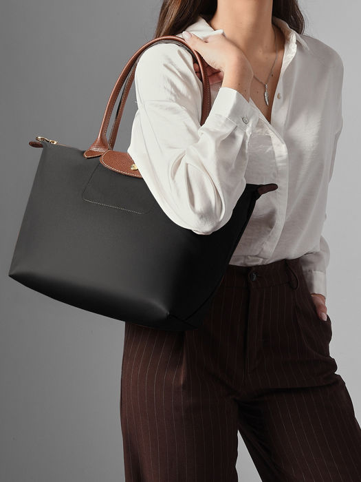 Longchamp Le pliage original Schoudertas Zwart