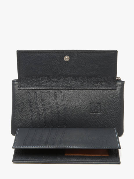 Portefeuille Caviar Leder Crinkles Blauw caviar 14104 ander zicht 1