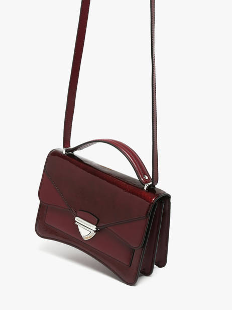 Cross Body Tas Madame George Star Leder Paul marius Rood star MGEORSTA ander zicht 1