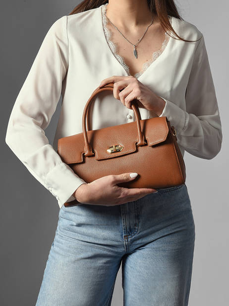 Handtas Milano Cosmos Leder Lancaster Bruin milano cosmos 78 ander zicht 1