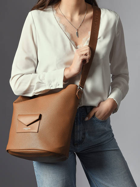 Cross Body Tas Maya Double Kba Lancaster Bruin maya double kba 107 ander zicht 1